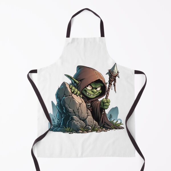 Item preview, Sneaky Goblin Peeking from Rock designed and sold by Confuzz1ed.
