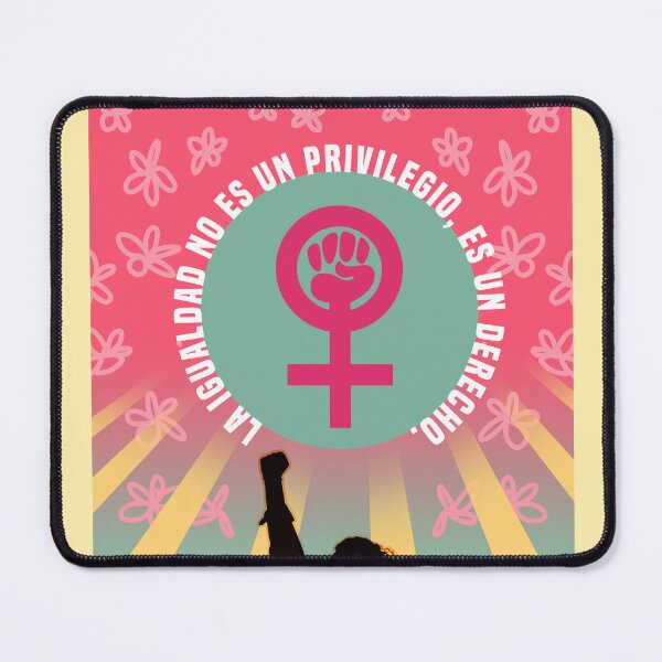 Item preview, Colorful poster of a woman protesting on Women's Day designed and sold by CecyLL.