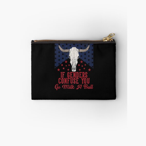 Item preview, If Genders Confuse You, Go Milk A Bull Meme (on back) designed and sold by Juan Pedro Matta.