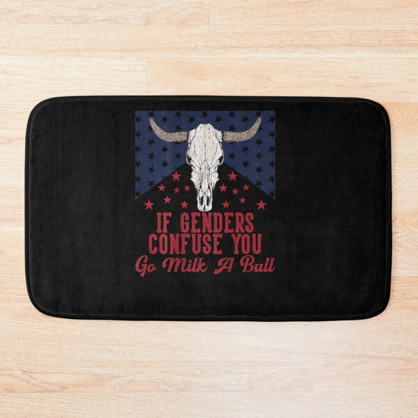 Item preview, If Genders Confuse You, Go Milk A Bull Meme (on back) designed and sold by Juan Pedro Matta.