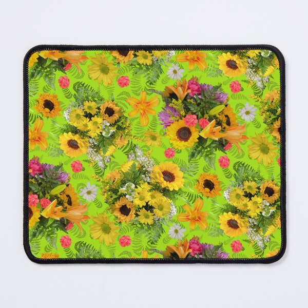 Item preview, Sunflower Arrangement with Ferns on Light Green a4e213 designed and sold by Art in My Loft.