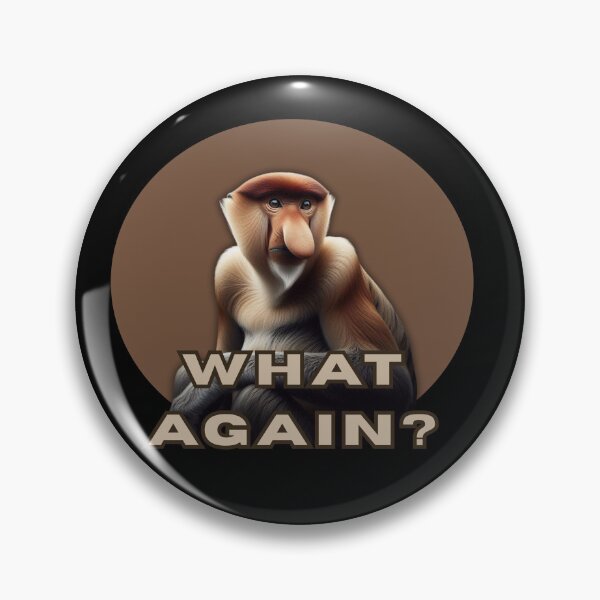 Item preview, Proboscis Monkey On Oval Background designed and sold by PatykArt.