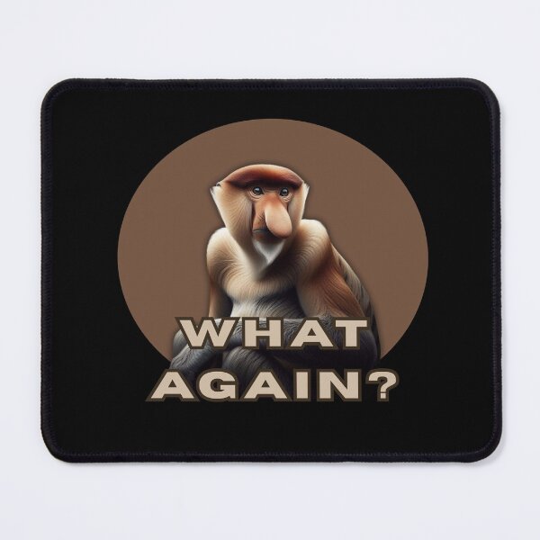 Item preview, Proboscis Monkey On Oval Background designed and sold by PatykArt.
