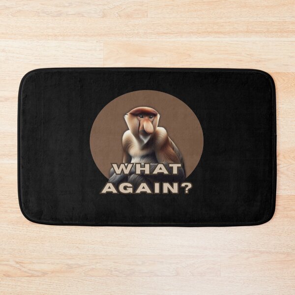 Item preview, Proboscis Monkey On Oval Background designed and sold by PatykArt.