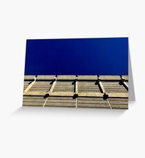 Blue, brutal ,beautiful Greeting Card