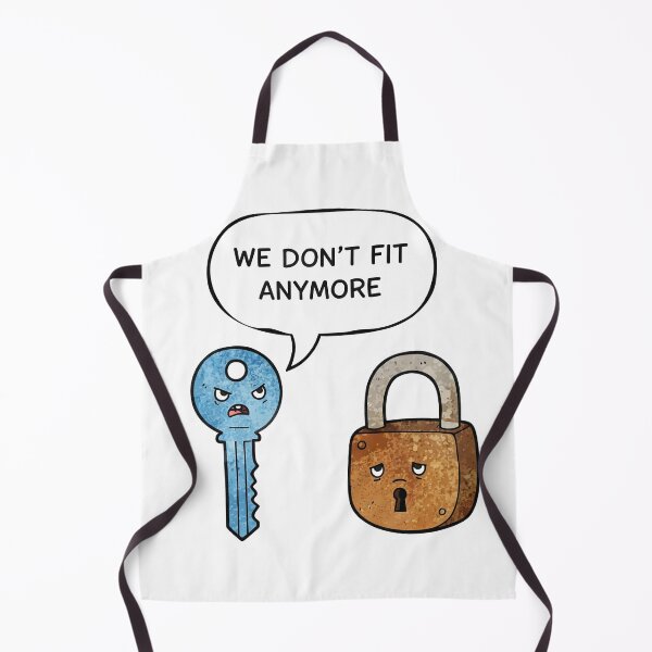 Item preview, We Don't Fit Anymore Key and Lock designed and sold by Owcomm.
