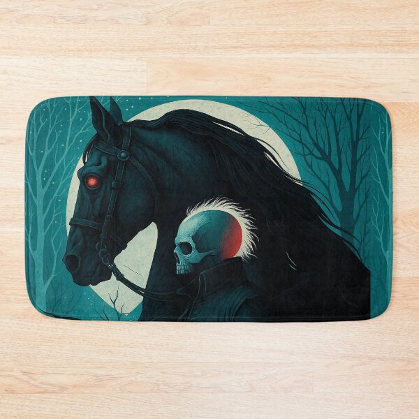 Item preview, Glowing Eyed Horseman: Spooky Halloween Mystery Art designed and sold by Alan Javier Cordoba Espinosa.