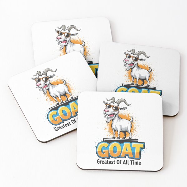 Item preview, GOAT - Greatest Of All Time Cartoon Logo designed and sold by Cloud-Riders.
