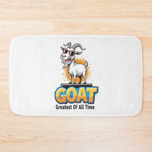 Item preview, GOAT - Greatest Of All Time Cartoon Logo designed and sold by Cloud-Riders.