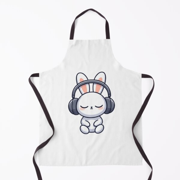 Item preview, Chill Rabbit with Headphones designed and sold by Confuzz1ed.