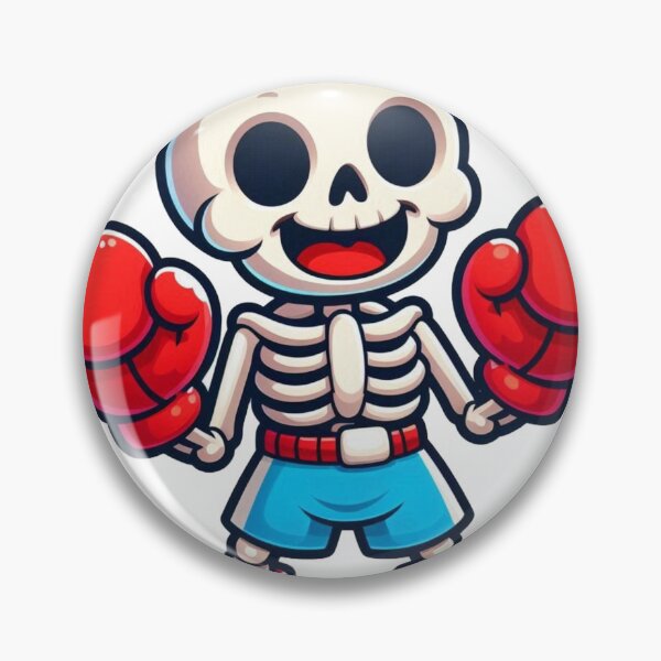 Item preview, Cartoon Skeleton Boxing Champ designed and sold by Martial-Art-23.
