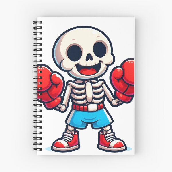 Item preview, Cartoon Skeleton Boxing Champ designed and sold by Martial-Art-23.
