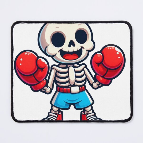 Item preview, Cartoon Skeleton Boxing Champ designed and sold by Martial-Art-23.