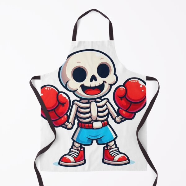 Item preview, Cartoon Skeleton Boxing Champ designed and sold by Martial-Art-23.