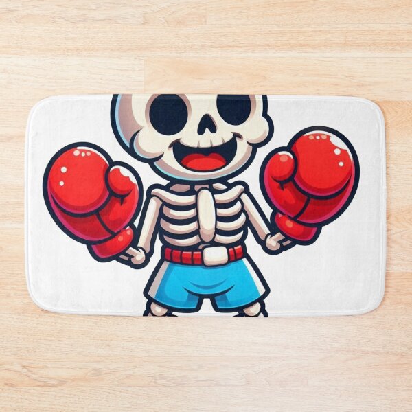 Item preview, Cartoon Skeleton Boxing Champ designed and sold by Martial-Art-23.