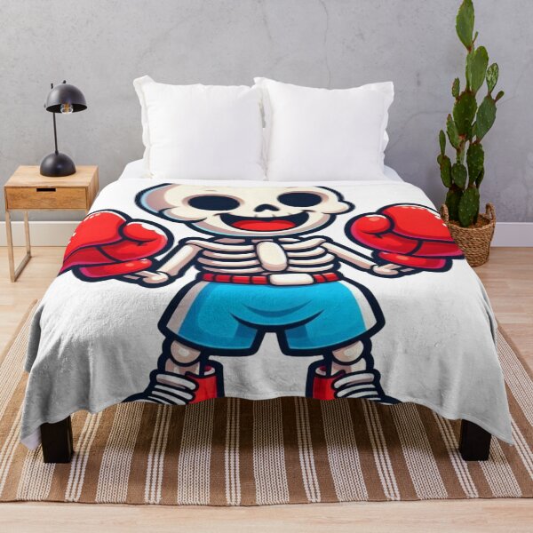 Item preview, Cartoon Skeleton Boxing Champ designed and sold by Martial-Art-23.
