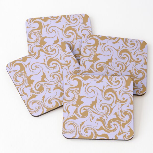 Item preview, Purple and Gold Swirl Pattern designed and sold by Owcomm.