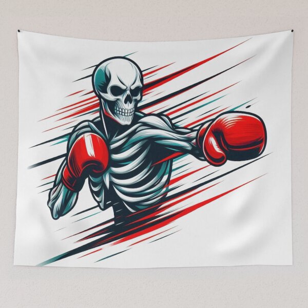 Item preview, Vector Skeleton Boxing Power designed and sold by Martial-Art-23.