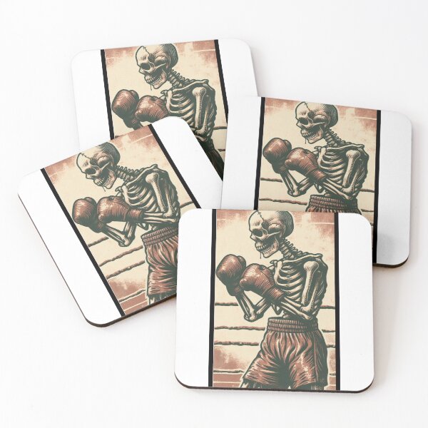 Item preview, Retro Skeleton Boxer boxing designed and sold by Martial-Art-23.
