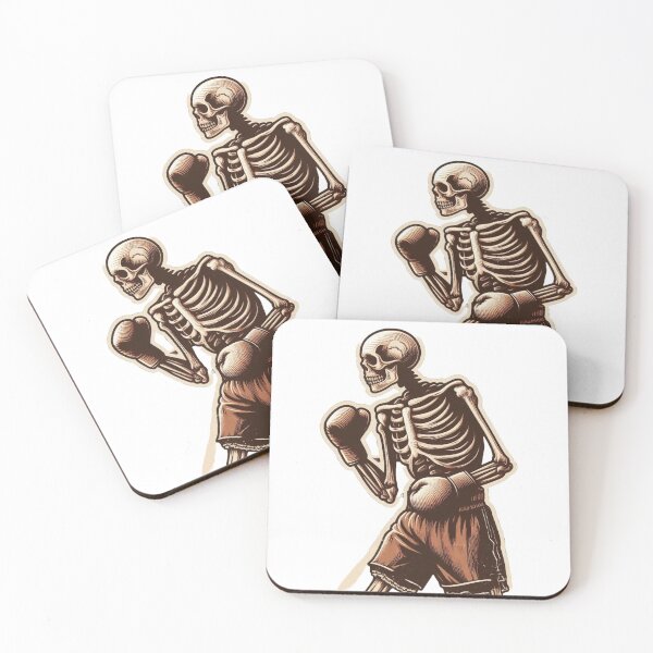 Item preview, Retro Skeleton Boxing designed and sold by Martial-Art-23.