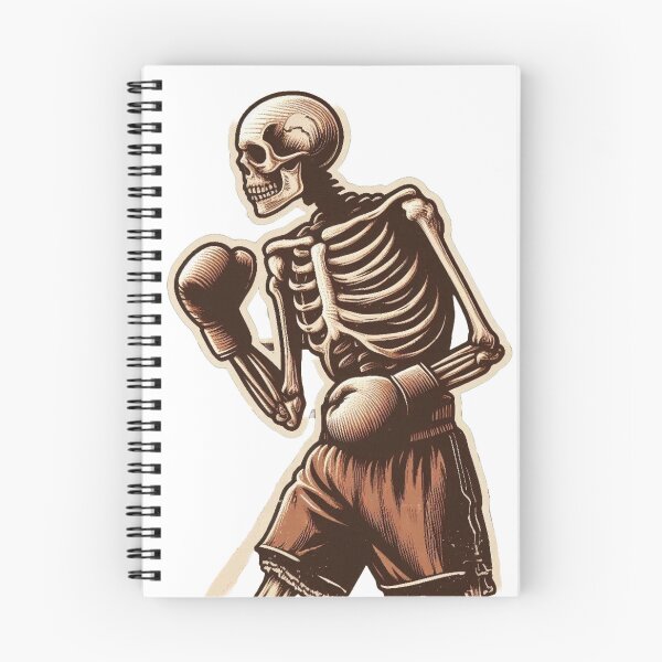 Item preview, Retro Skeleton Boxing designed and sold by Martial-Art-23.