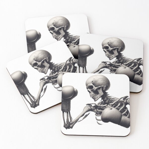 Item preview, Skeleton Boxing Sketch designed and sold by Martial-Art-23.