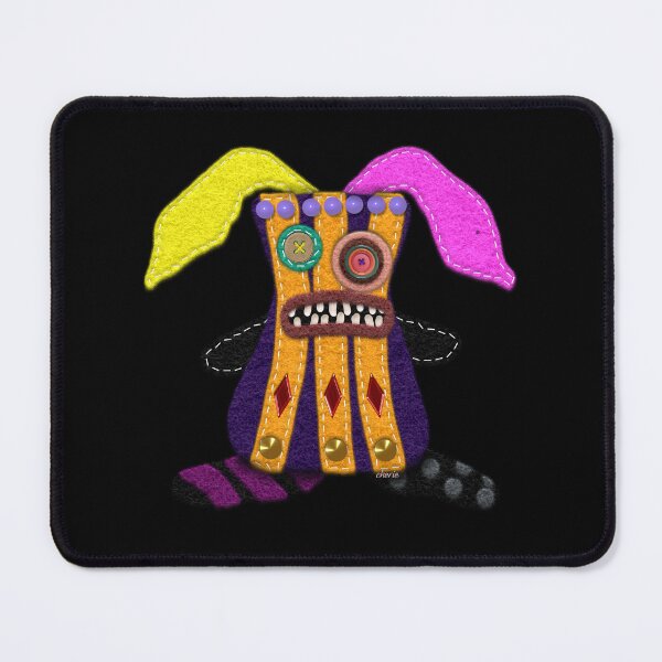 Item preview, Felt Monster Whimsical Creepy Cute by Cherie designed and sold by CheriesArt.