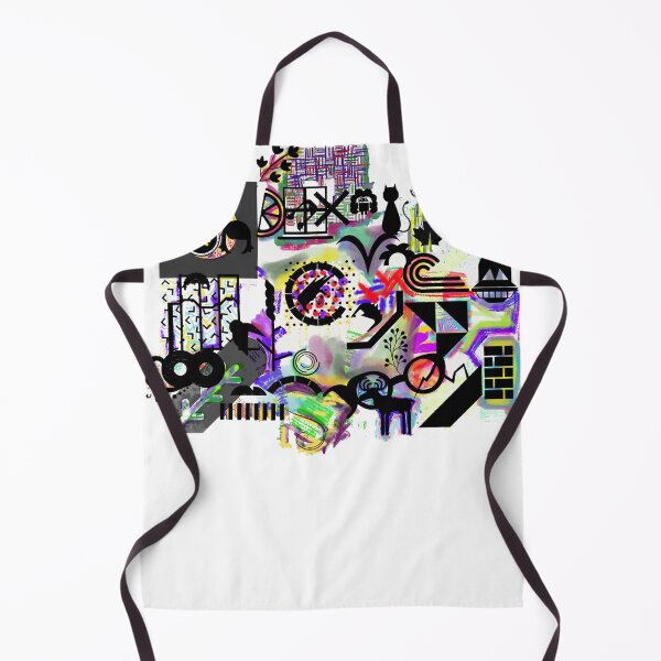Item preview, Abstract Art Crazy Hair Motif designed and sold by KiwiHola.