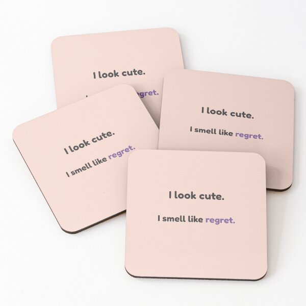 Item preview, I Look Cute, I Smell Like Regret – Skunk Quote Design | Kindwaves Rare Land Series designed and sold by KWkindwaves.