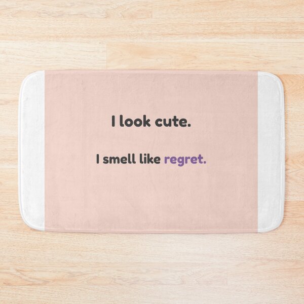 Item preview, I Look Cute, I Smell Like Regret – Skunk Quote Design | Kindwaves Rare Land Series designed and sold by KWkindwaves.