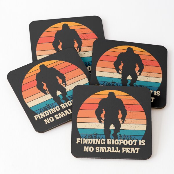 Item preview, Funny Bigfoot No Small Feat Retro  designed and sold by Write-to-Rebel.
