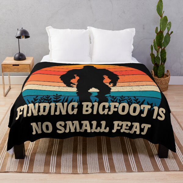 Item preview, Funny Bigfoot No Small Feat Retro designed and sold by Write-to-Rebel.