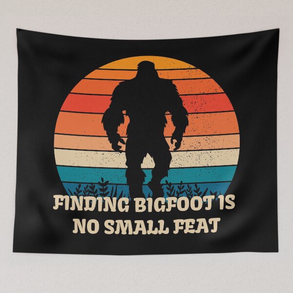 Item preview, Funny Bigfoot No Small Feat Retro  designed and sold by Write-to-Rebel.