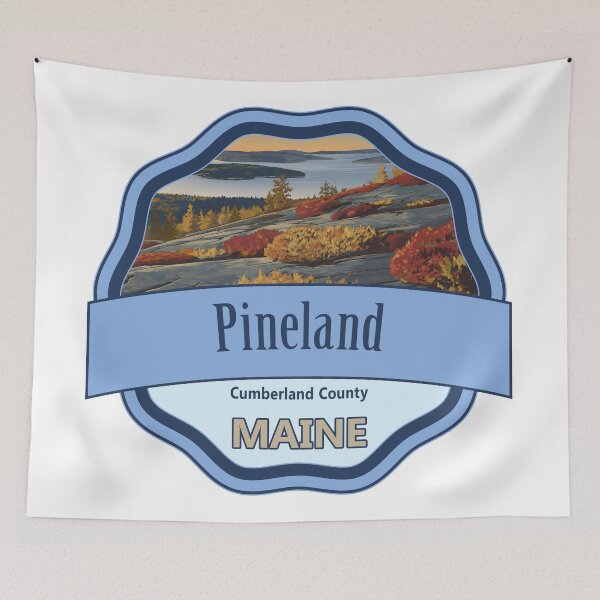Item preview, Pineland, Cumberland County, Maine designed and sold by Wanderful-roads.
