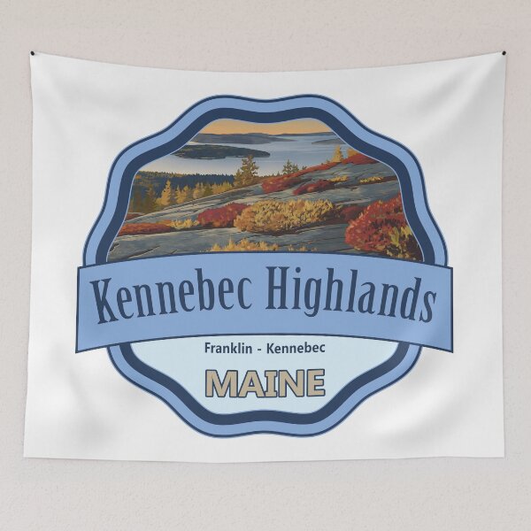 Item preview, Kennebec Highlands, Franklin - Kennebec, Maine designed and sold by Wanderful-roads.