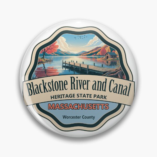 Item preview, Blackstone River and Canal Heritage State Park, Worcester County, Massachusetts designed and sold by Wanderful-roads.
