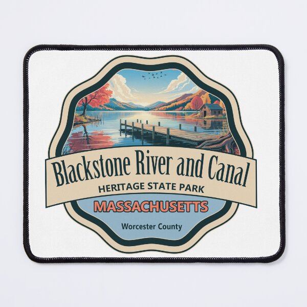 Item preview, Blackstone River and Canal Heritage State Park, Worcester County, Massachusetts designed and sold by Wanderful-roads.