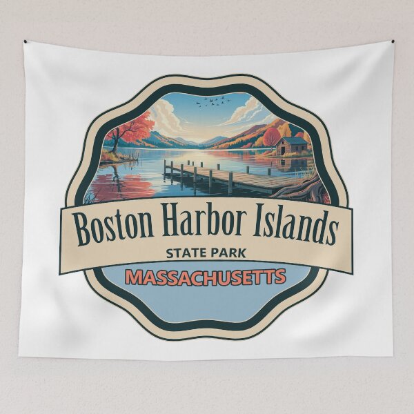 Item preview, Boston Harbor Islands State Park, Massachusetts designed and sold by Wanderful-roads.