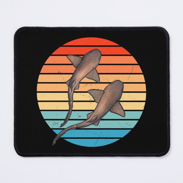 Item preview, Nurse Shark Retro Sunset designed and sold by NicGrayGraphic.
