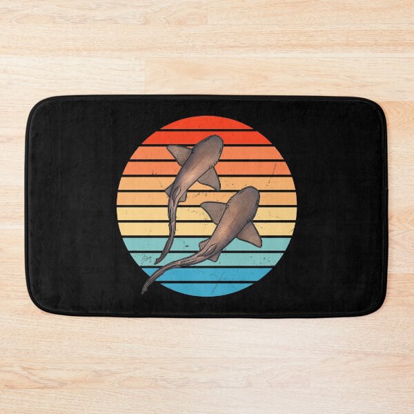 Item preview, Nurse Shark Retro Sunset designed and sold by NicGrayGraphic.