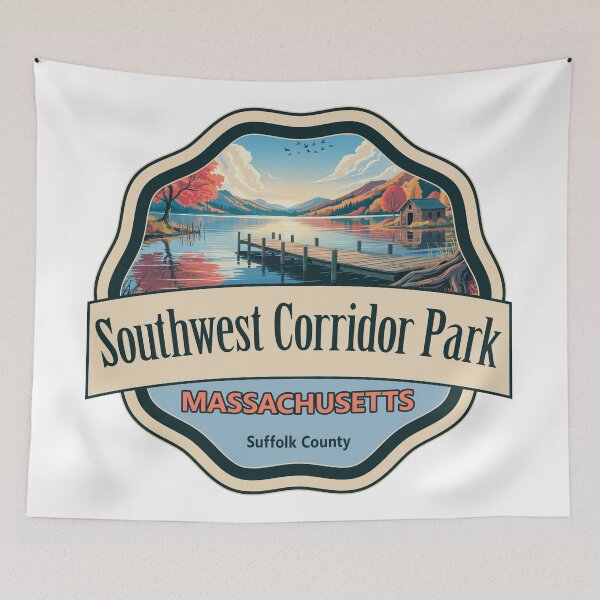 Item preview, Southwest Corridor Park, Suffolk County, Massachusetts designed and sold by Wanderful-roads.