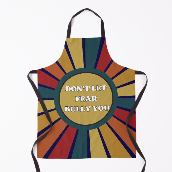 Item preview, Motivational "Don't Let Fear Bully You" Retro Sunset designed and sold by Write-to-Rebel.