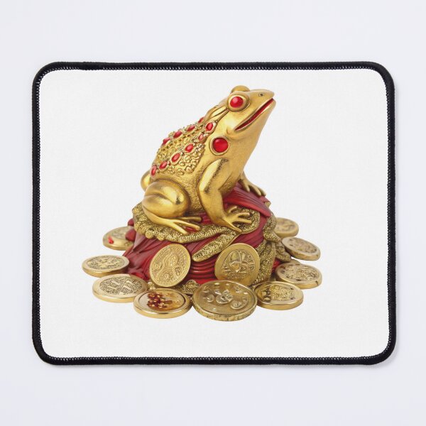 Item preview, Feng Shui golden frog  attract and protect wealth, success, and good fortune designed and sold by Lucky 777.