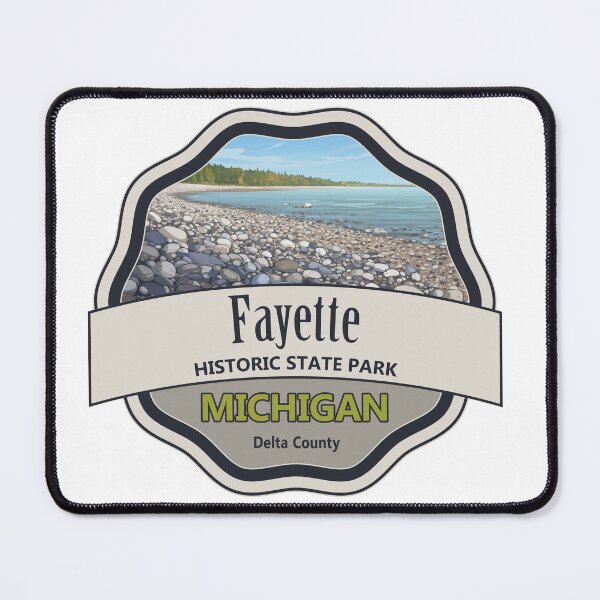 Item preview, Fayette Historic State Park, Delta County, Michigan designed and sold by Wanderful-roads.