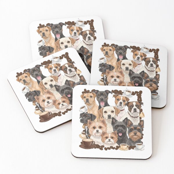 Item preview, Dog Breeds & Coffee Beans  designed and sold by k3rstman1.