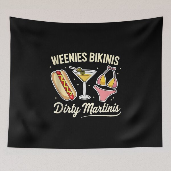 Item preview, Weenies Bikinis Dirty Martinis Summer Men Women designed and sold by Juan Pedro Matta.