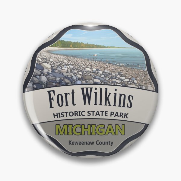 Artikelvorschau, Historischer Staatspark Fort Wilkins, Keweenaw County, Michigan entworfen und verkauft von Wanderful-roads.