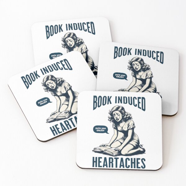 Item preview, Book Induced Heartaches - Vintage Crying Woman Book Lover Design designed and sold by Colorful-Garden.