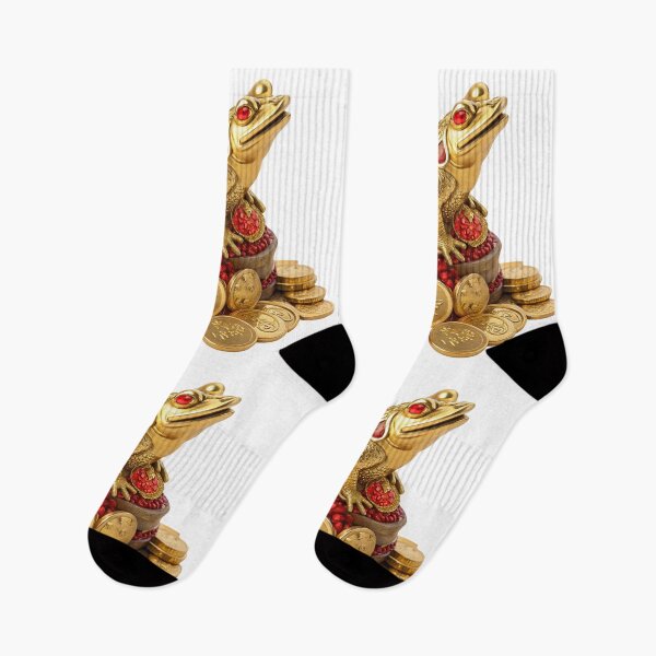 Item preview,  Feng Shui golden frog attract and protect wealth, success, and good fortune designed and sold by Lucky 777.