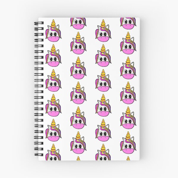 Item preview, Cute Bold Unicorn Face in Bright colours designed and sold by RetroScribbles.